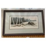 John White signed print "First Snow"