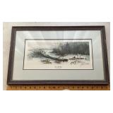 John White signed print "The Old Man"