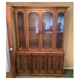 2-piece Bassett china cabinet