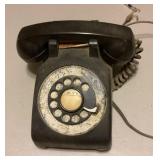 Vintage rotary dial desk phone