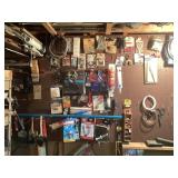 Contents of pegboard