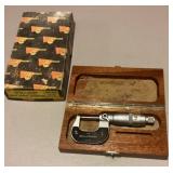 Brown and Sharpe micrometer
