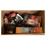 Box of die cast vehicles