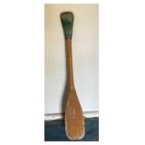 Wood boat paddle