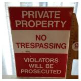 Private Property sign