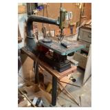 36" scroll saw --works