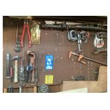 Contents of pegboard