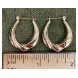 14k gold hoop earrings