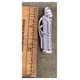 Sterling silver golf brooch