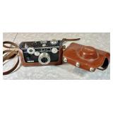Vintage Argus camera in leather case