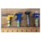 4 router bits