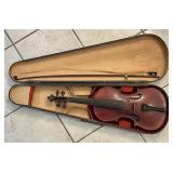 Antique JTL violin with bow and case