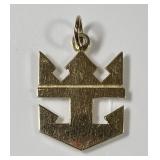 14k gold charm