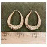 14k gold hoop earrings
