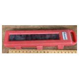 Set of Pittsburgh deep well impact sockets