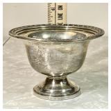 Small weighted sterling bowl