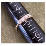 10k gold toe ring