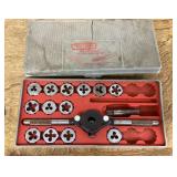 Partial Craftsman standard tap and die set
