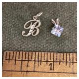 Two 14k gold pendants