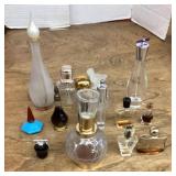 Collection of perfume bottles