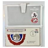 1972 sterling silver World Series coin
