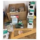 Large group of different fasteners