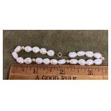Pearl bracelet with 14k clasp