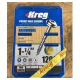 NEW 1 1/4" Kreg pocket-hole screws