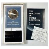 1974 Solid sterling silver Comet Kohoutek medal