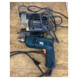 B&D electric drill & Craftsman scroll saw