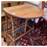 Small antique drop leaf side table