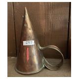 11" copper conical scoop