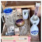 Flat with Norway bottle, 3 village houses,
