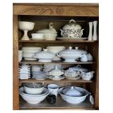 Upper cabinet contents