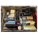 Box of office supplies