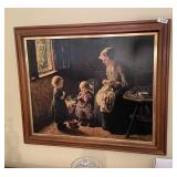 Framed Bernard Pothast print 31x26