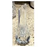 Baccarat crystal vase 7"