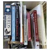 Wood desk sorter with books & magnifier