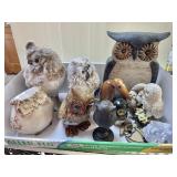 Flat of owl dï¿½cor