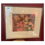 Framed Amalia Fister Lottes watercolor