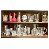 Bottom 2 shelves in upper cabinet