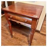 Antique side table 19x22x28" tall