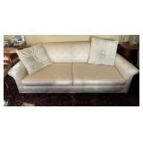 Dragonfly brocade sofa 80" long