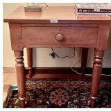 Antique one-drawer side table