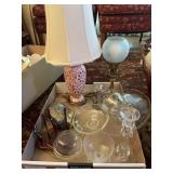 Flat with 2 lamps, yellow Depression plate,