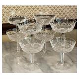 8 Waterford crystal sherbets