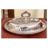 Tiffany & Co. silverplate covered dish