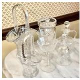 Etched and cut crystal group