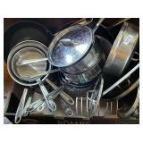 Huge set of All-Clad pots and pans and lids