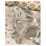 Baccarat crystal rabbit 3.5"
